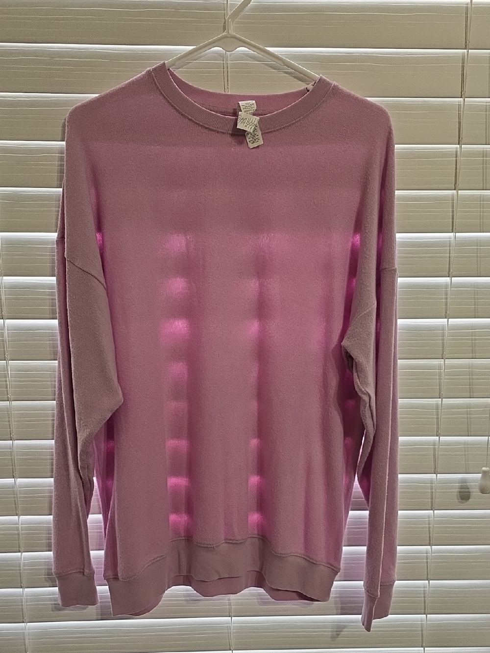 ALO Yoga Pink Crewneck Top